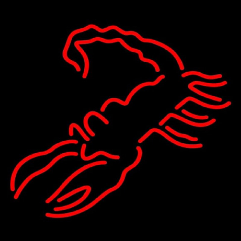 Red Scorpion Logo Neonreclame
