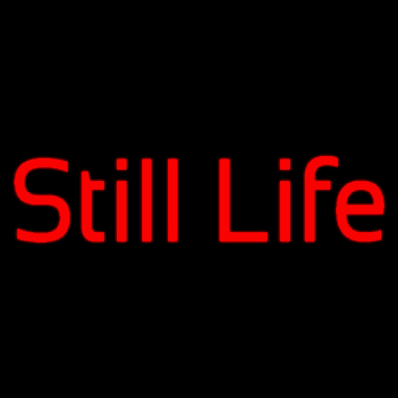 Red Still Life Neonreclame