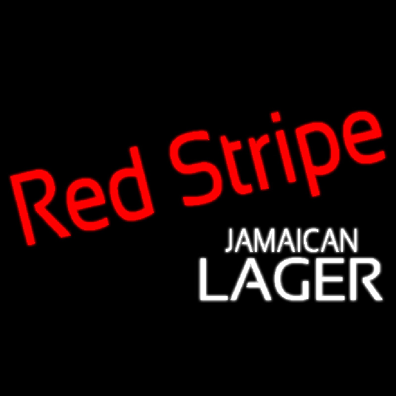Red Stripe Jamaican Lager Logo Beer Sign Neonreclame
