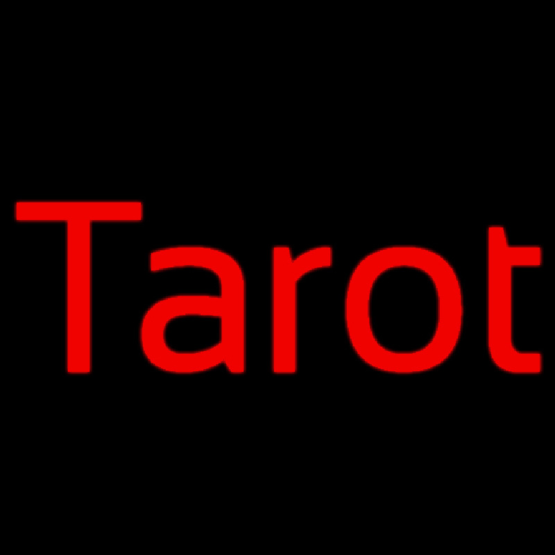 Red Tarot Neonreclame