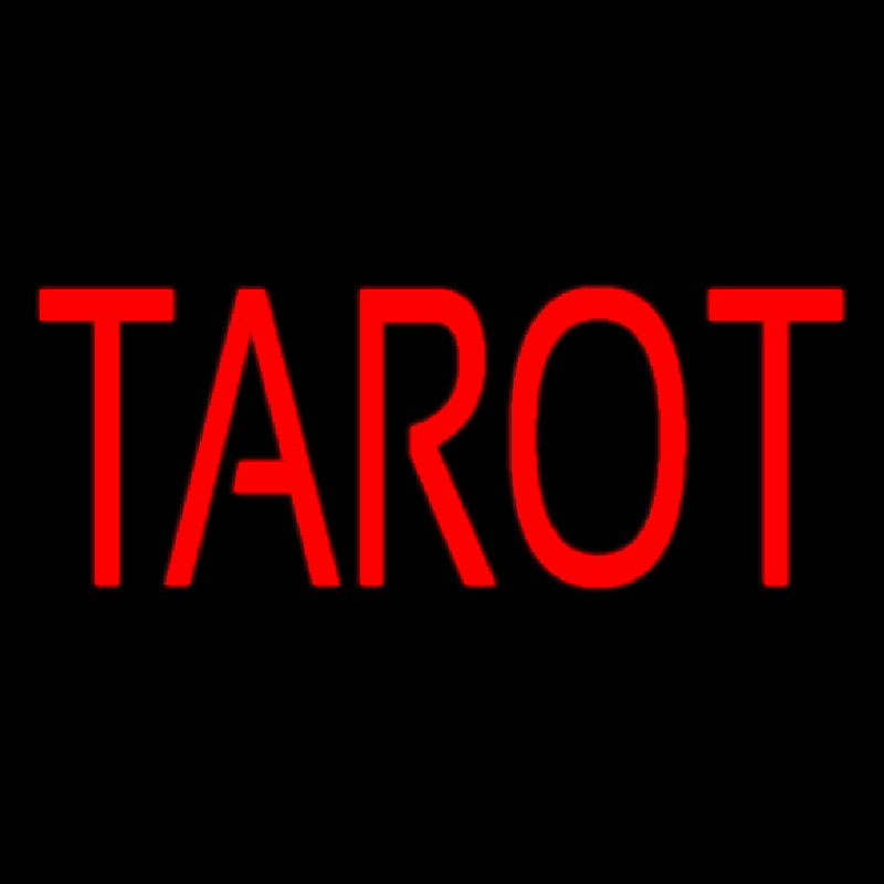 Red Tarot Neonreclame