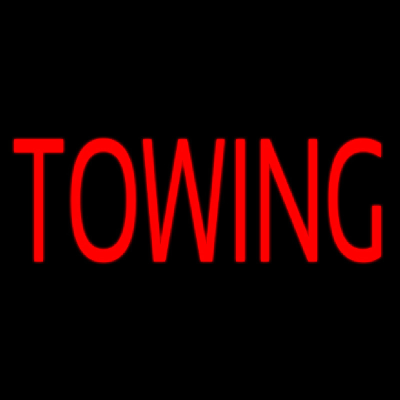 Red Towing Neonreclame