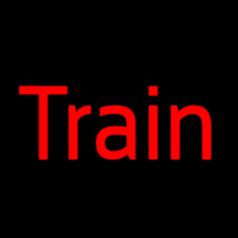 Red Train Neonreclame