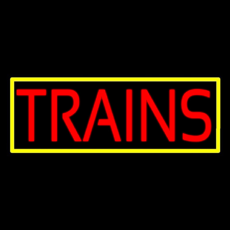 Red Trains Neonreclame