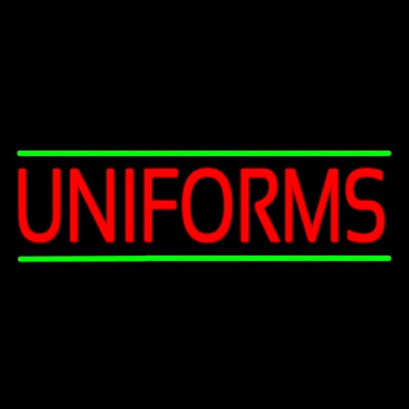 Red Uniforms Neonreclame