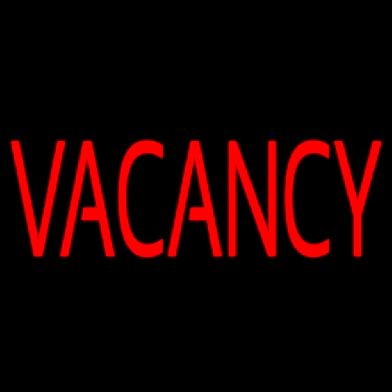 Red Vacancy Neonreclame