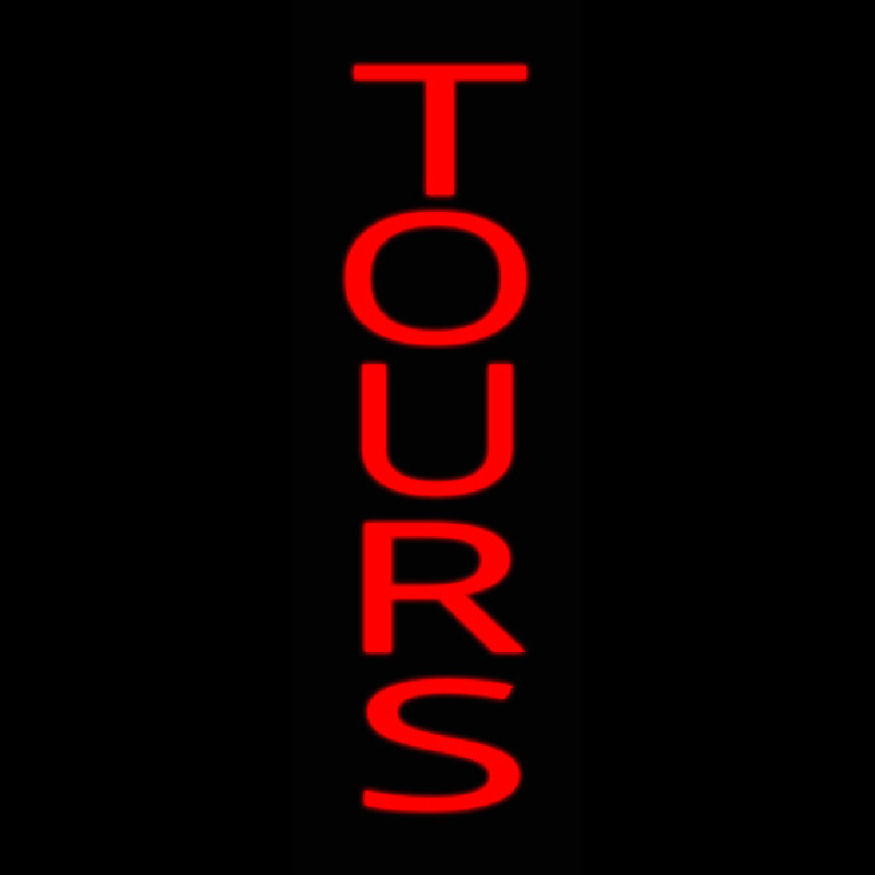 Red Vertical Tours Neonreclame