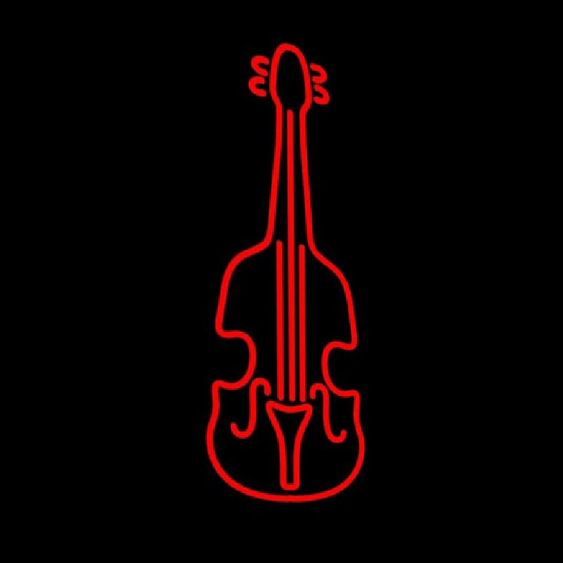 Red Violin Logo 1 Neonreclame