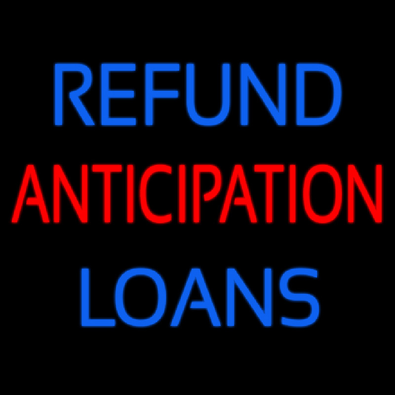Refund Anticipation Loans Neonreclame