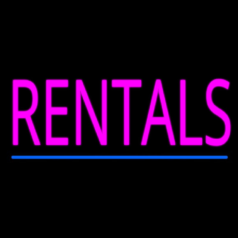 Rentals Blue Line Neonreclame