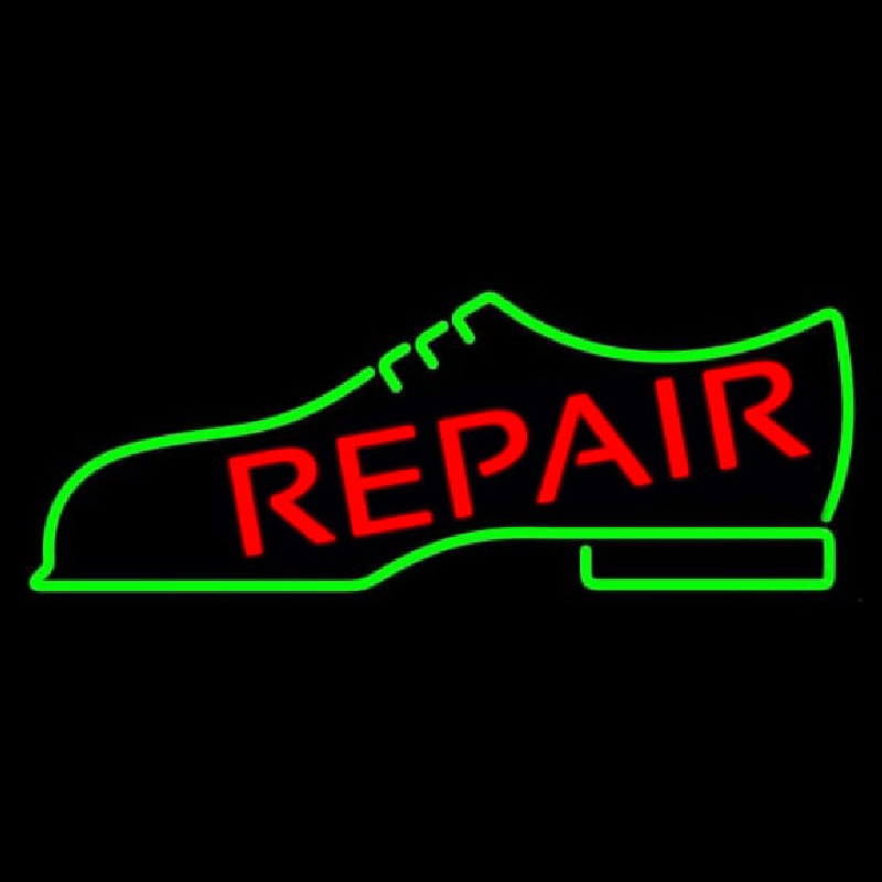 Repair Shoe Logo Neonreclame