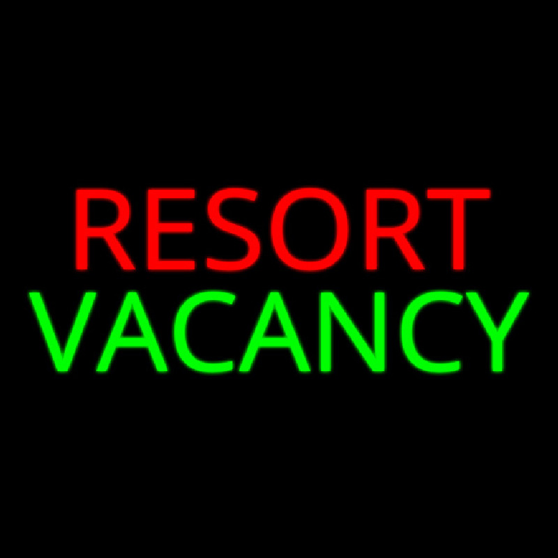 Resort Vacancy 2 Neonreclame