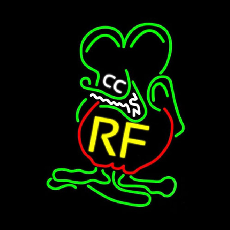 Rf Cartoon Green Neonreclame