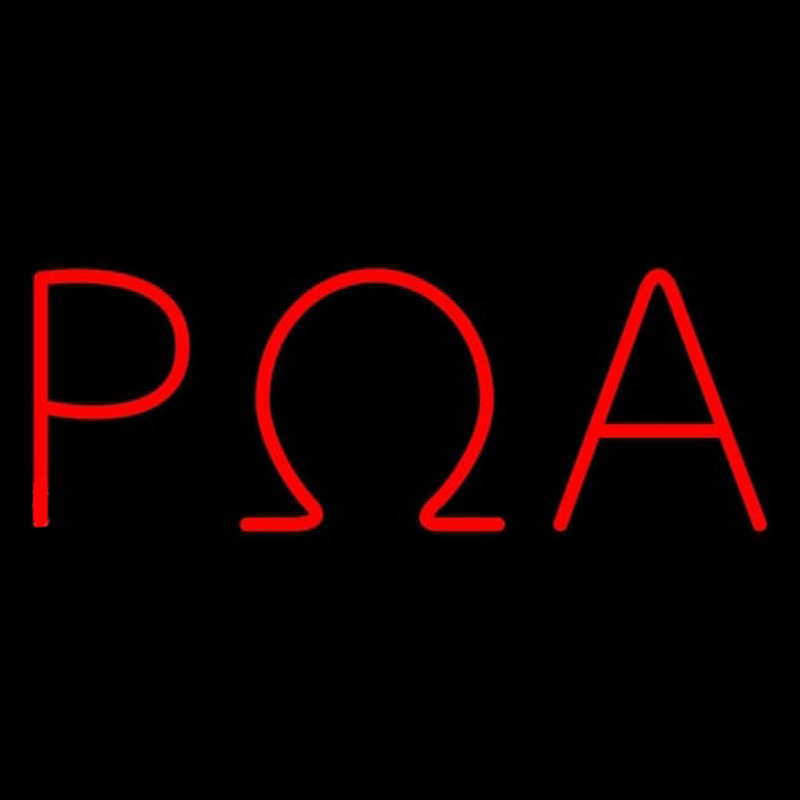 Rho Omega Alpha Neonreclame