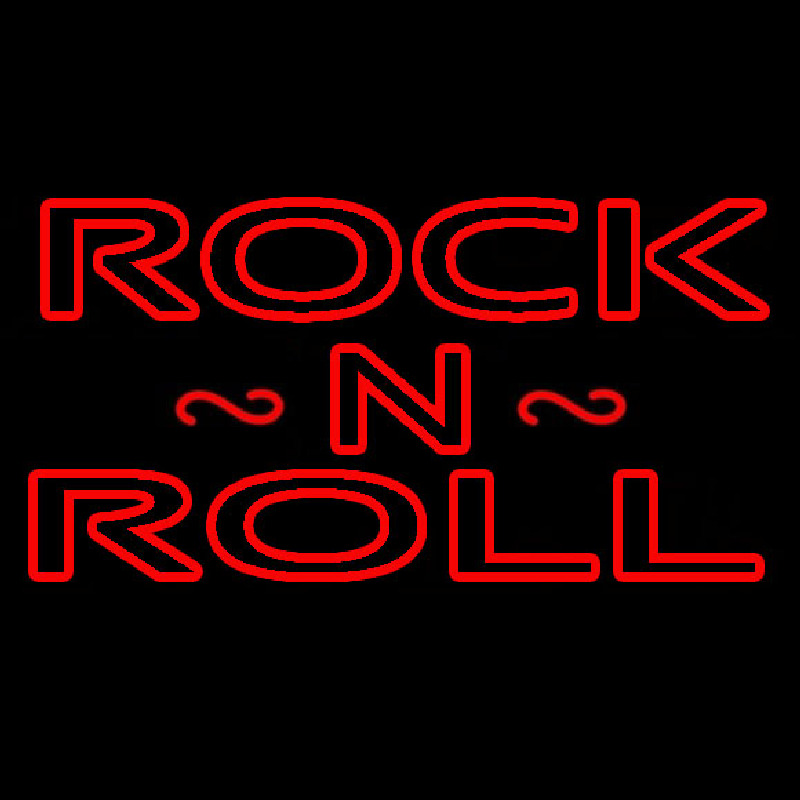 Rock N Roll Red Neonreclame