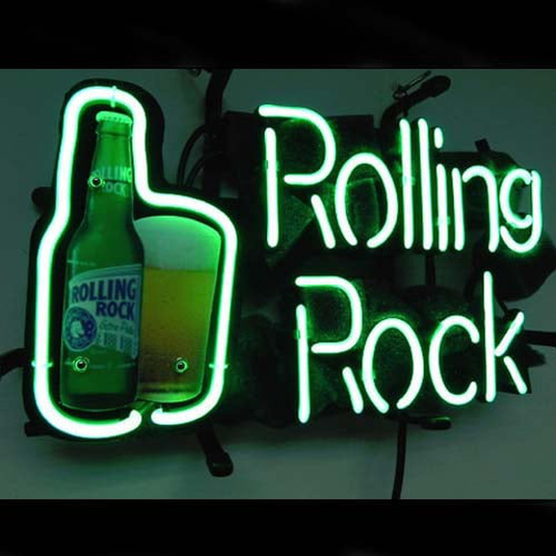 Rolling Rock Bier Bar Neonreclame