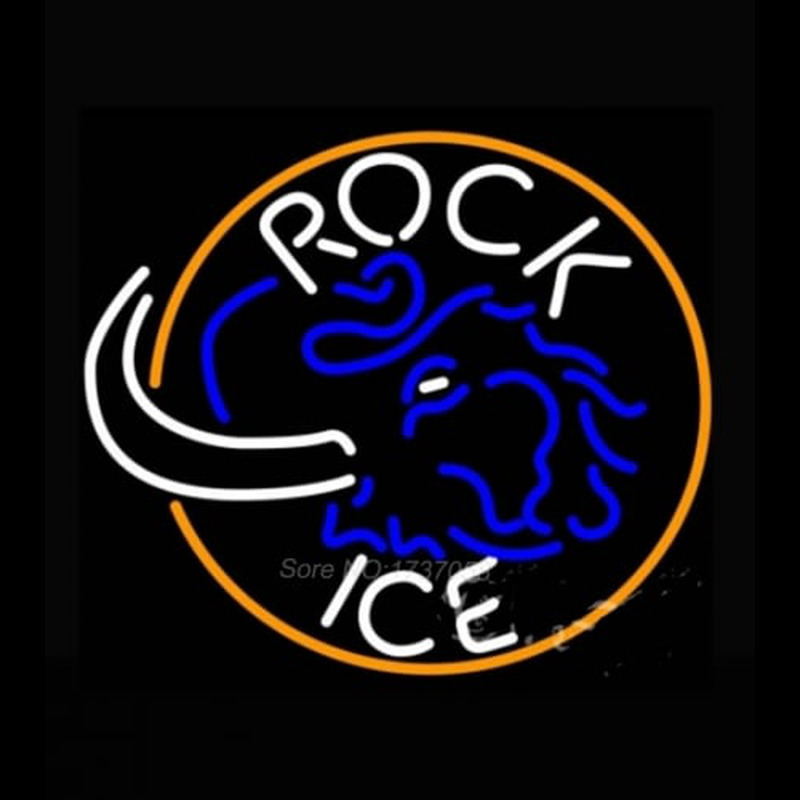 Rolling Rock Ice Elephant Neonreclame