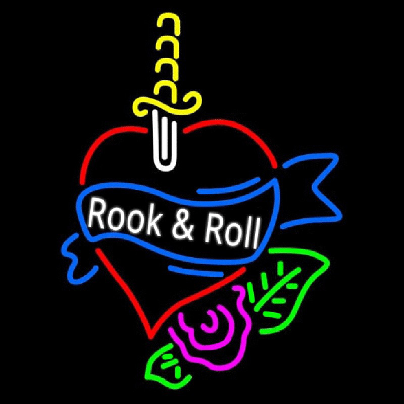 Rook And Roll Neonreclame