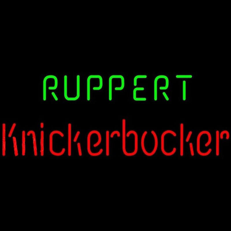 Ruppert Knickerbocker Neonreclame