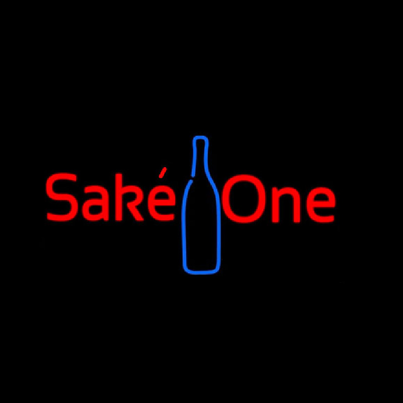 Sake One With Bottle Neonreclame