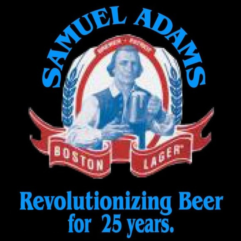 Samual Adams Revolutionizing Beer Sign Neonreclame