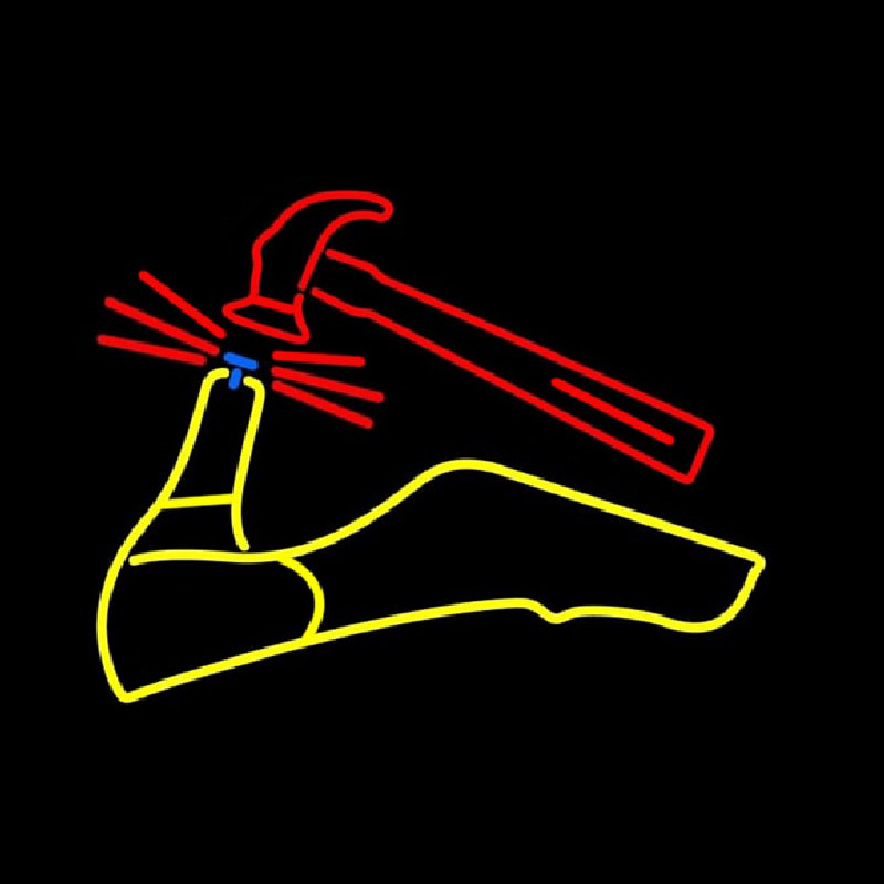 Sandal Repair Neonreclame