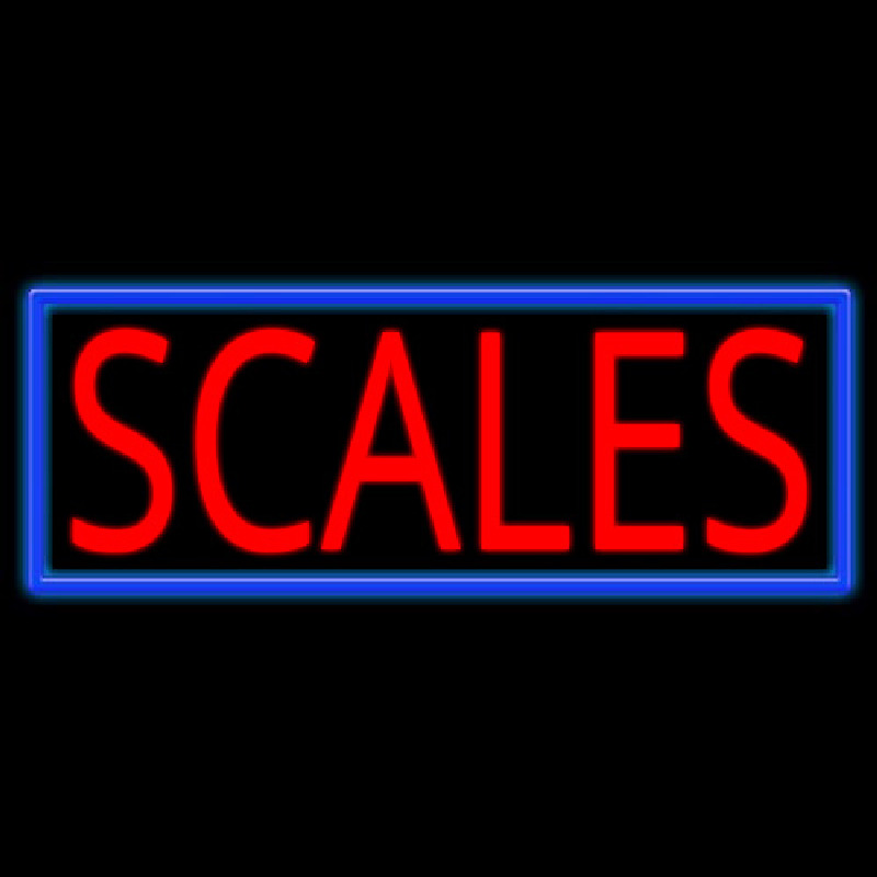 Scales Neonreclame