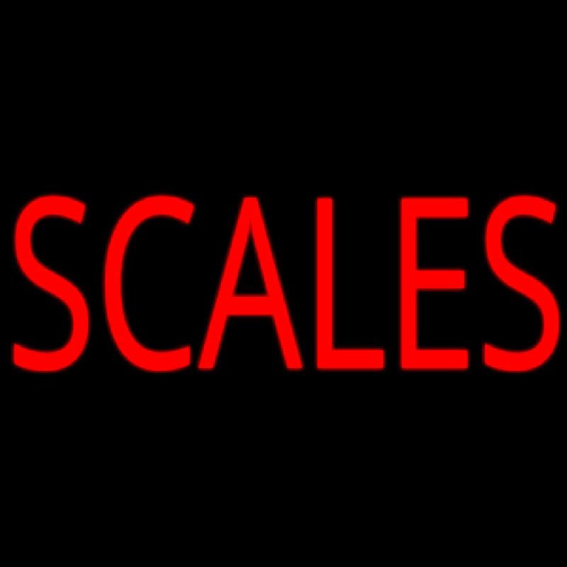 Scales Neonreclame
