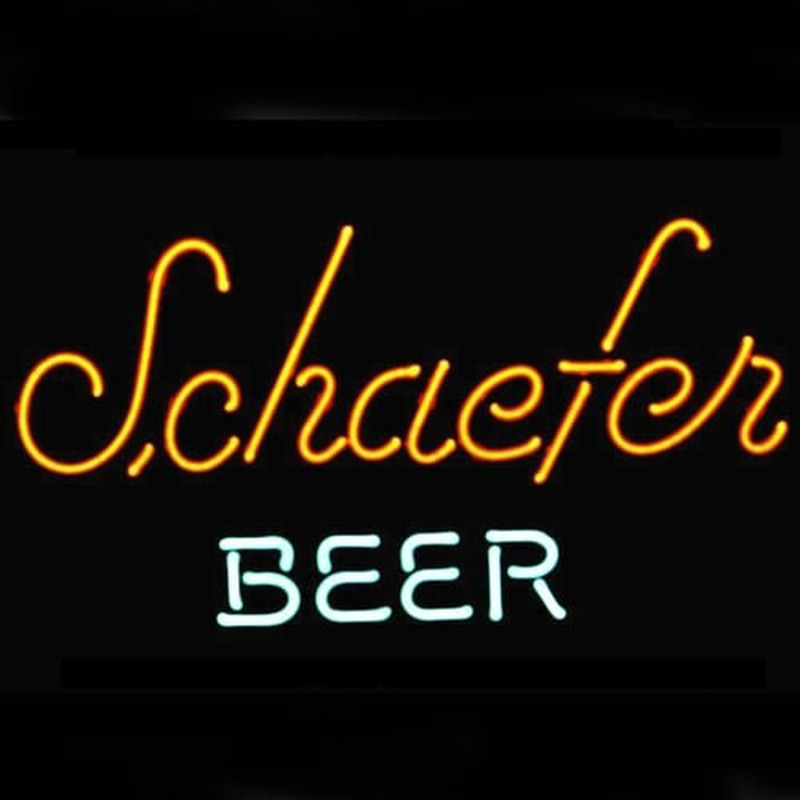 Schaefer Bier Logo Pub Display Winkel Bar Neonreclame Cadeau Snelle verzending