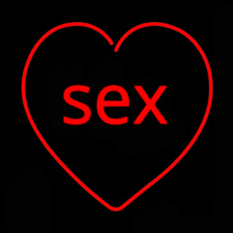 Se  With Heart Neonreclame