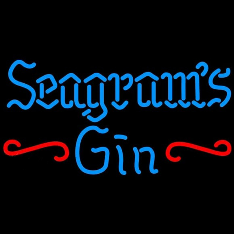 Seagrams 7 Promotional Gin Beer Sign Neonreclame