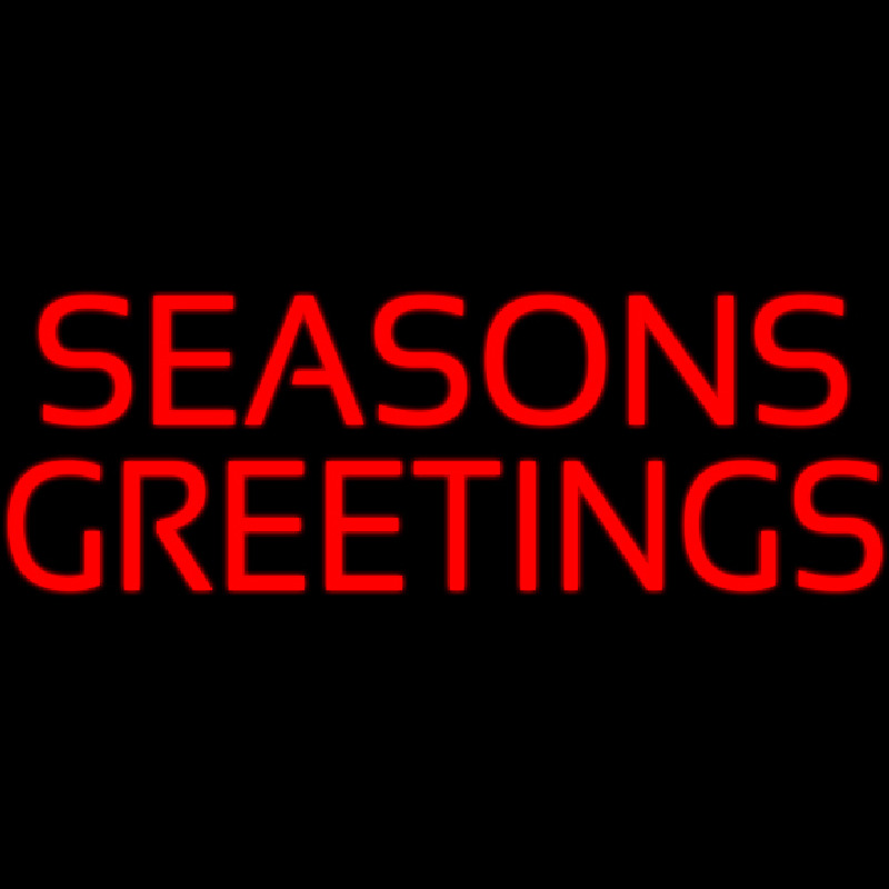 Seasons Greeting Neonreclame