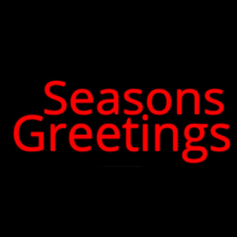 Seasons Greetings Neonreclame