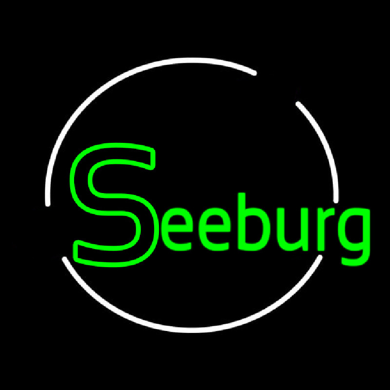 See Burg Neonreclame