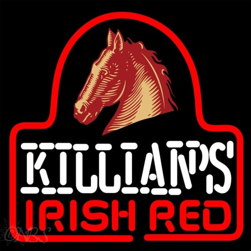 Sgeorge Killians Irish Red Horse Head Beer Sign Neonreclame