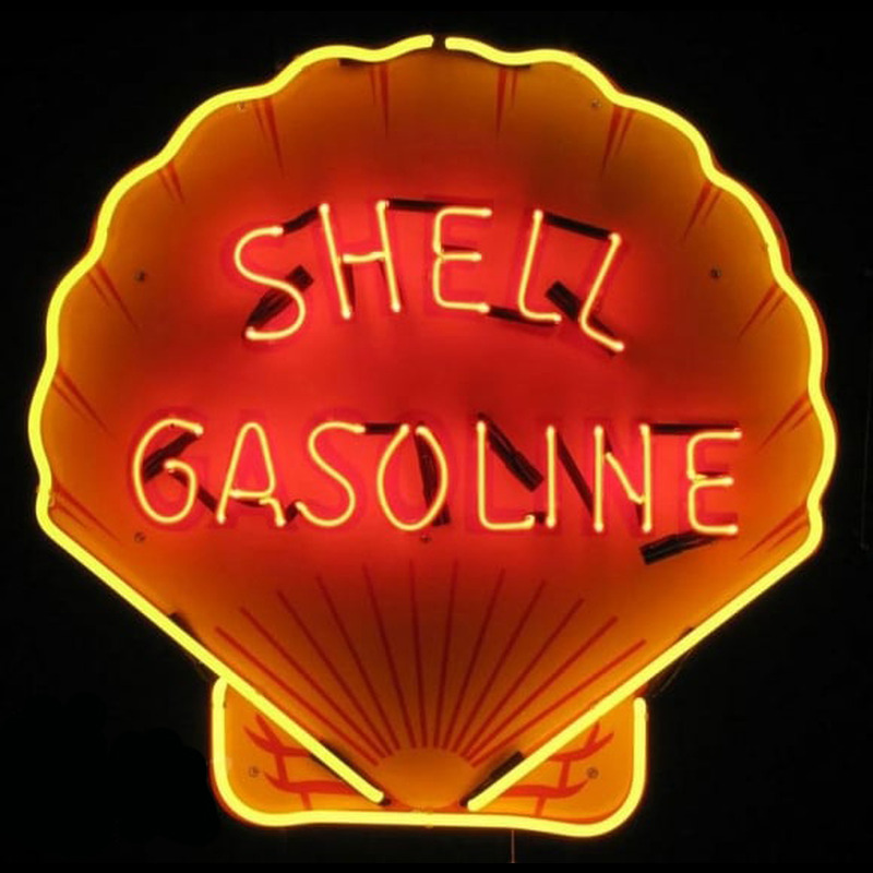 Shell Gasoline Neonreclame