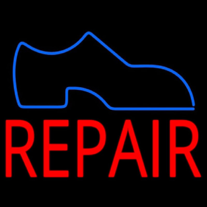 Shoe Logo Repair Neonreclame