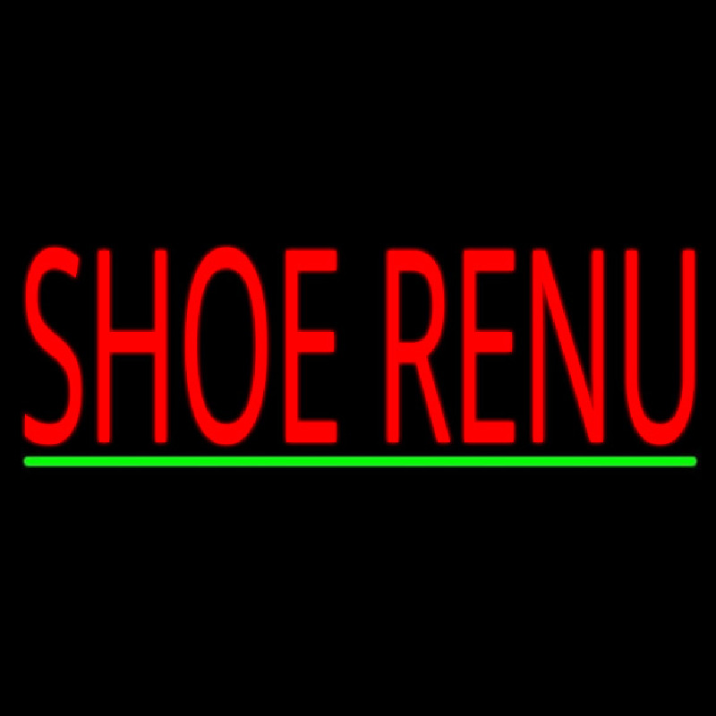 Shoe Renu Green Line Neonreclame
