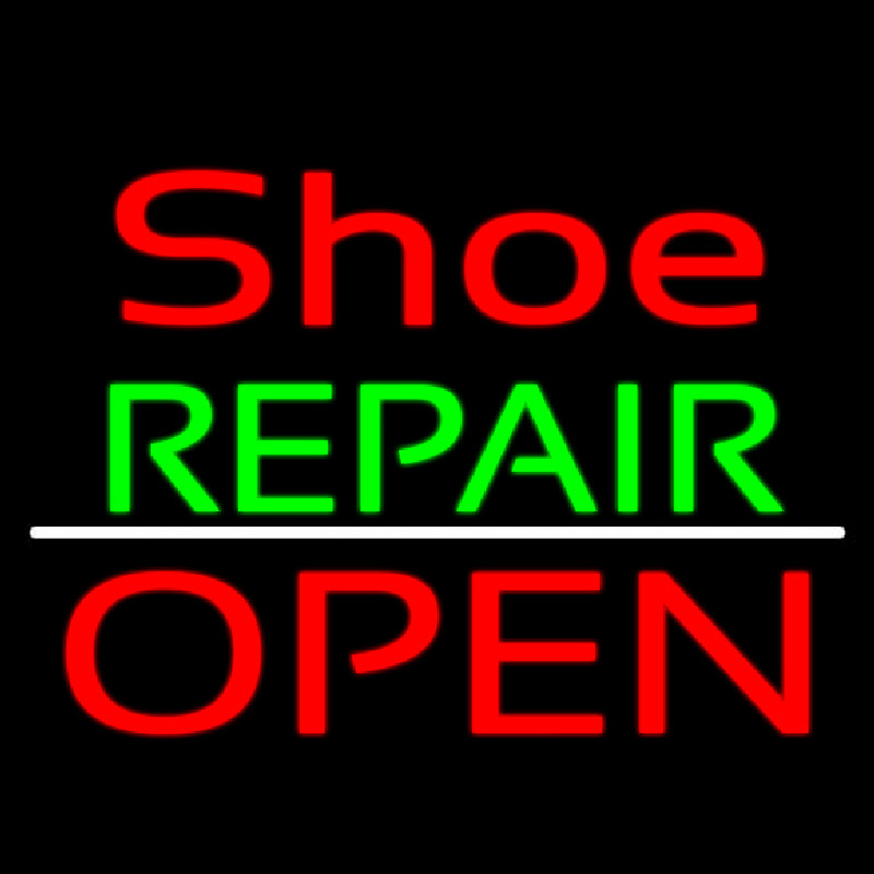 Shoe Repair Open Neonreclame