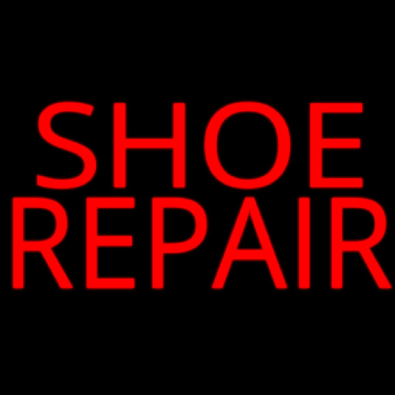 Shoe Repair Red Neonreclame