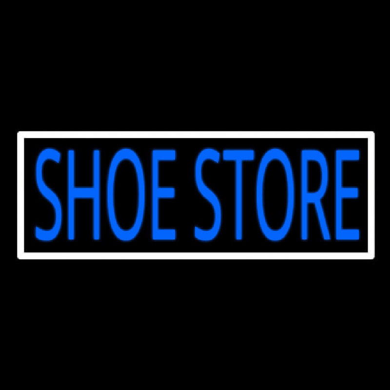 Shoe Store With Border Neonreclame