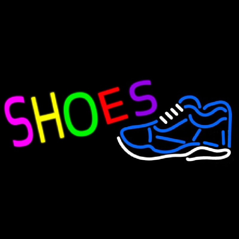 Shoes Logo Neonreclame