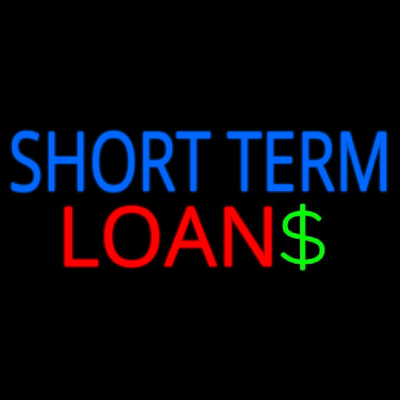 Short Term Loans Neonreclame