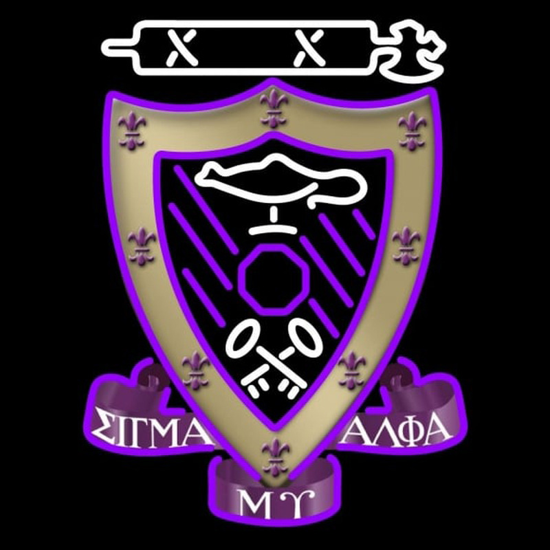 Sigma Alpha Mu Chapters Logo Neonreclame