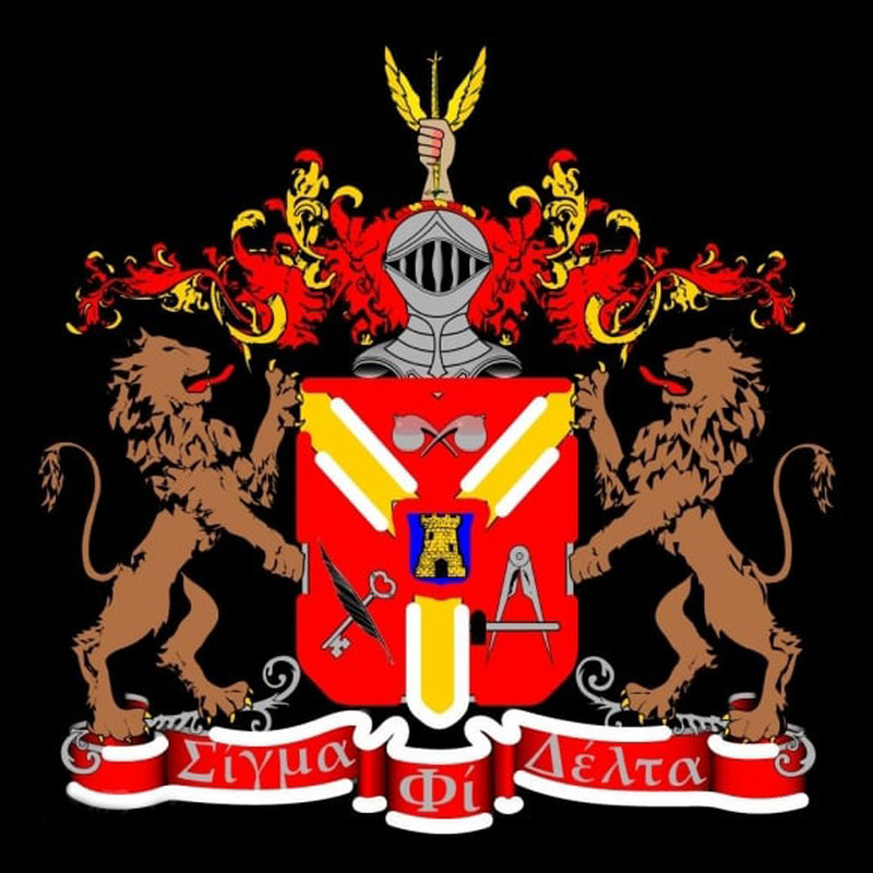 Sigma Phi Delta Chapters Logo Neonreclame