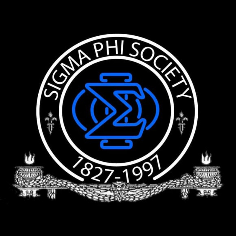 Sigma Phi Society Logo Neonreclame