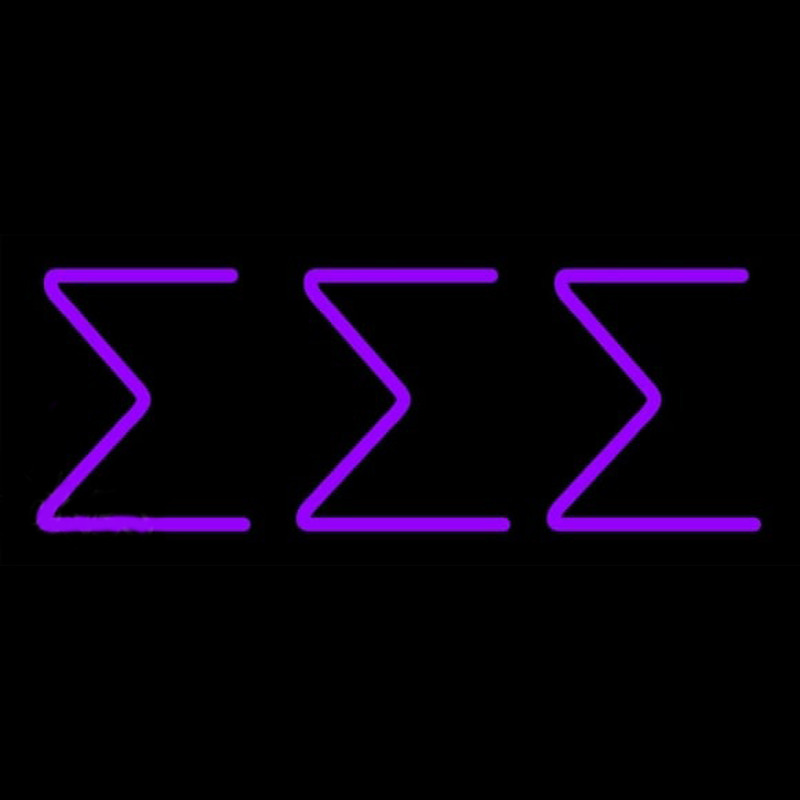Sigma Sigma Sigma Neonreclame