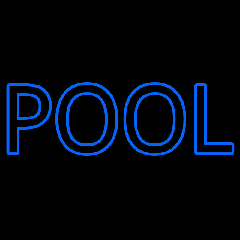 Simple Pool Neonreclame