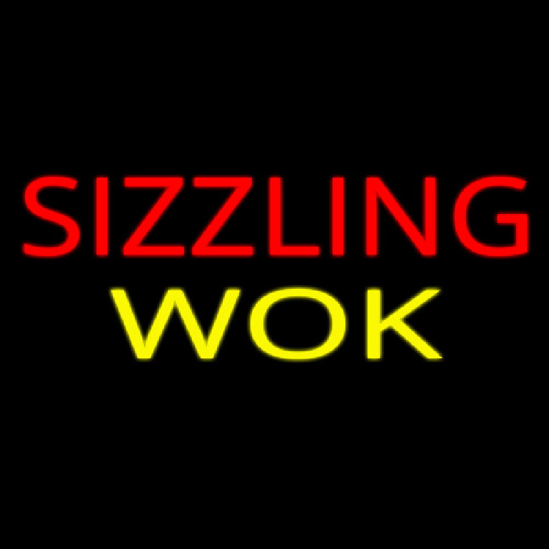 Sizzling Wok Neonreclame