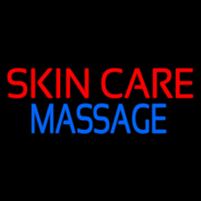 Skin Care Massage Hair Neonreclame